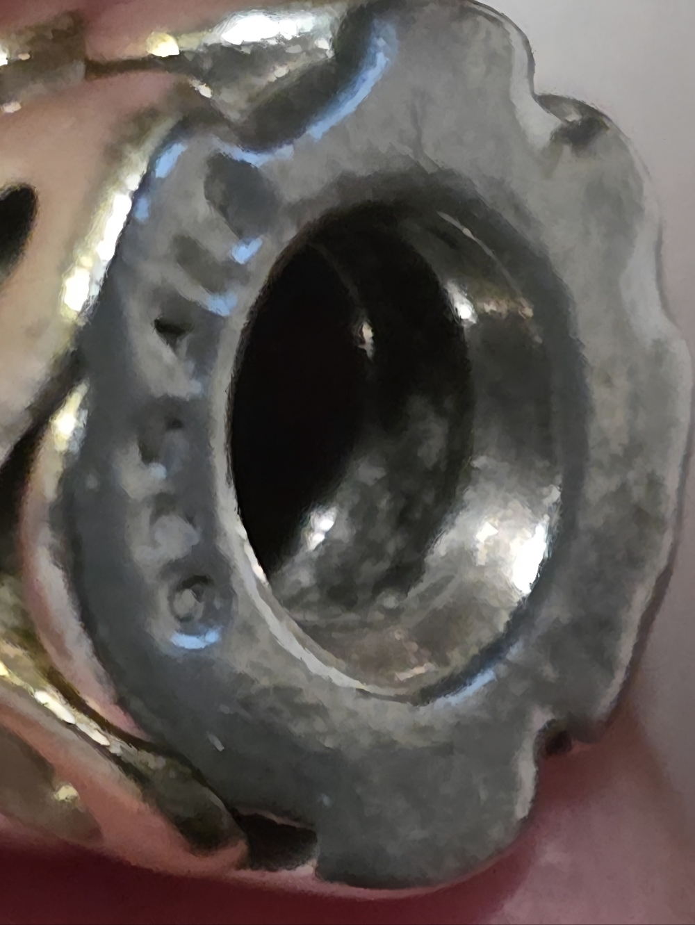 All Retired Original Pandora Moments 7.5 " Snake Chain 1 Clasp 7 Charms - Picture 10 of 16